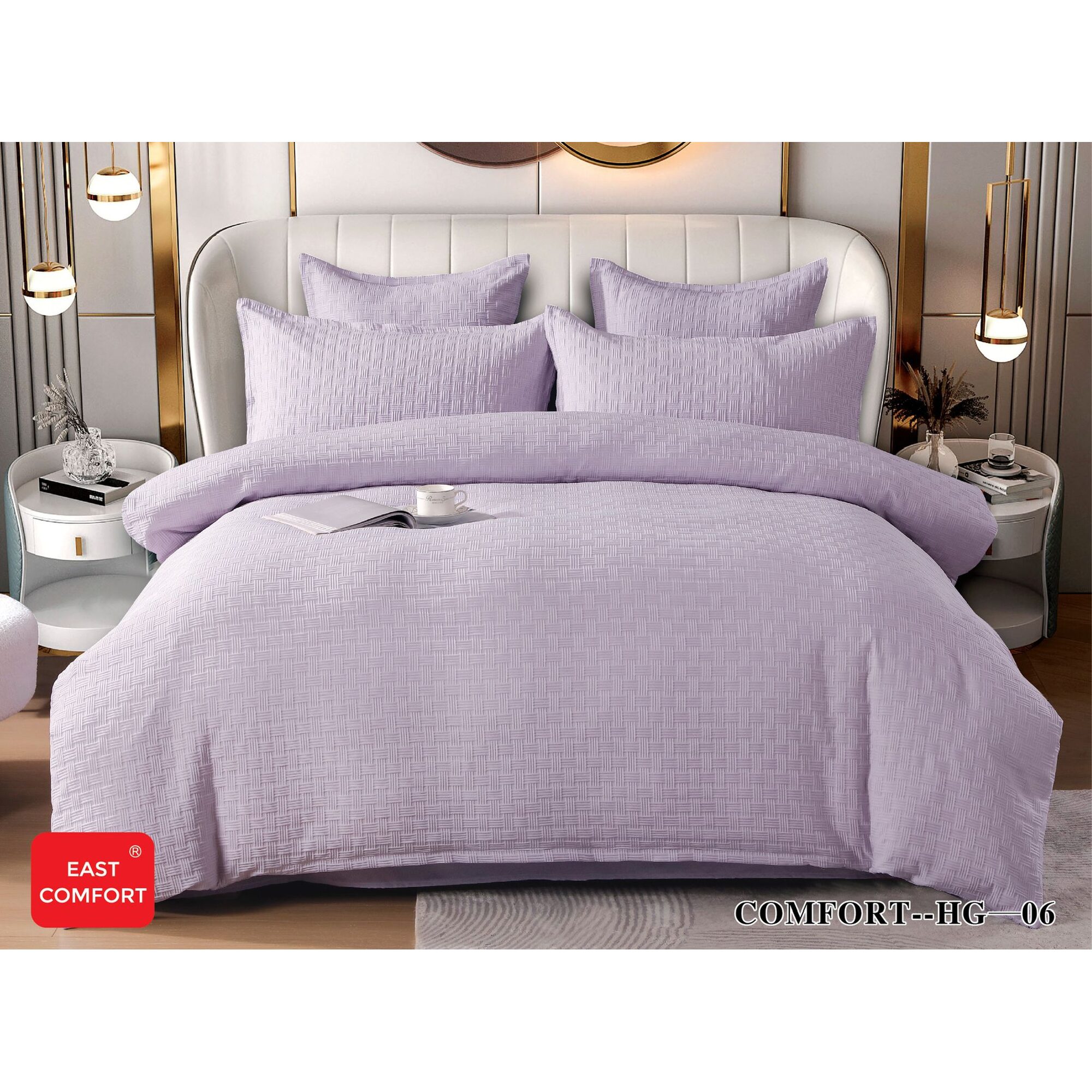 Lenjerie de pat bumbac 100% – Tricotat – 6 piese, Model 11758 - imagine 2 Lenjerie de pat bumbac 100% – Tricotat – 6 piese, Model 11758 - imagine 2