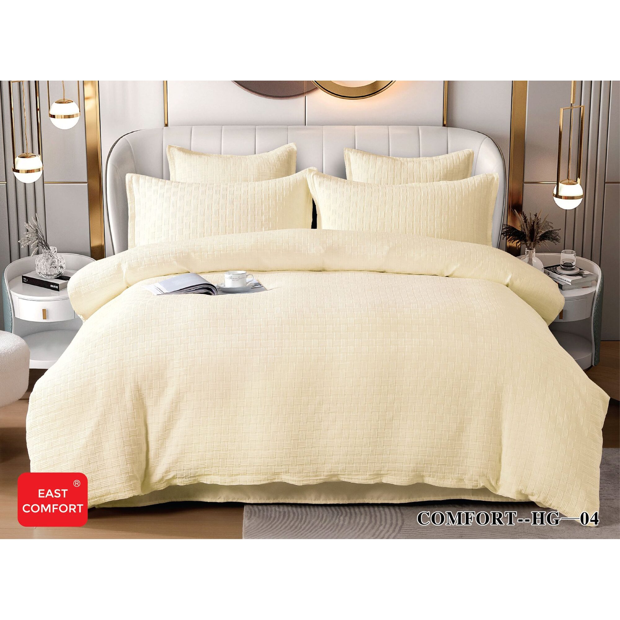 Lenjerie de pat bumbac 100% – Tricotat – 6 piese, Model 11761 - imagine 2 Lenjerie de pat bumbac 100% – Tricotat – 6 piese, Model 11761 - imagine 2