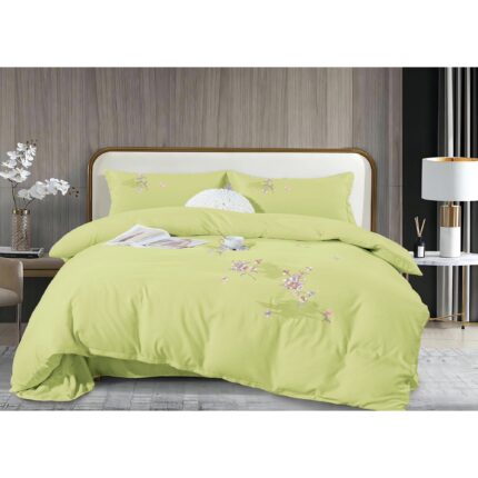 Lenjerie de pat bumbac Brodat – 4 piese, Model 12199