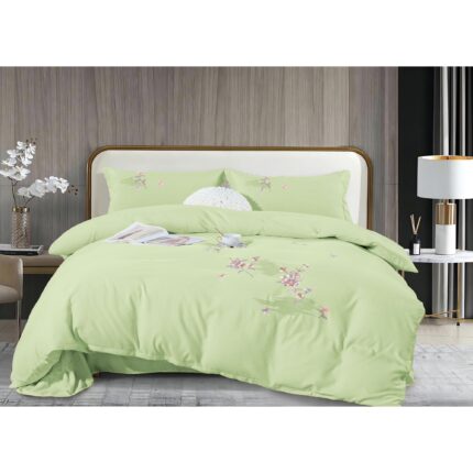 Lenjerie de pat bumbac Brodat – 4 piese, Model 12202