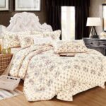 Lenjerie de pat bumbac Brodat – 4 piese, Model 7075 - imagine 2