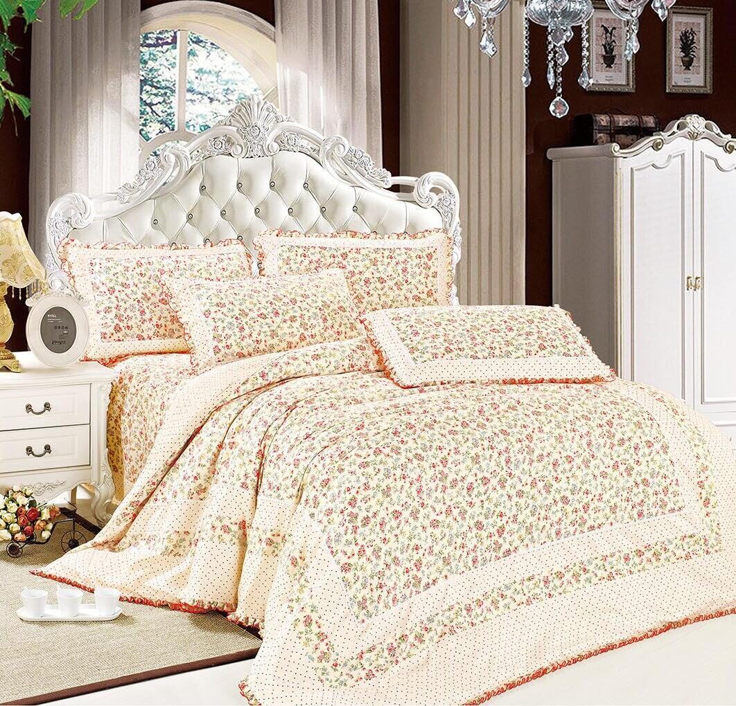 Lenjerie de pat bumbac Brodat – 4 piese, Model 7084 - imagine 2 Lenjerie de pat bumbac Brodat – 4 piese, Model 7084 - imagine 2