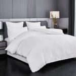 Lenjerie de pat bumbac Brodat cu Smocuri – 6 piese, Model 7095 - imagine 2