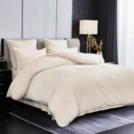 Lenjerie de pat bumbac Brodat cu Smocuri – 6 piese, Model 7099 - imagine 2