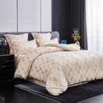 Lenjerie de pat bumbac Brodat cu Smocuri – 6 piese, Model 7103 - imagine 2