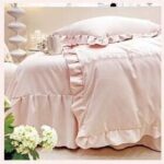 Lenjerie de pat bumbac Brodat Deluxe – 4 piese, Model 7111