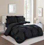 Lenjerie de pat bumbac cu inimi Brodate, cu elastic – 6 piese, Model 9863 - imagine 2
