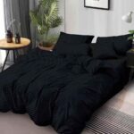 Lenjerie de pat bumbac Damasc hotelier – 6 piese, Model 18052