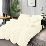 Lenjerie de pat bumbac Damasc hotelier – 6 piese, Model 18086
