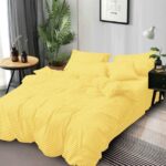 Lenjerie de pat bumbac Damasc hotelier – 6 piese, Model 18093