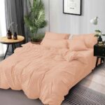 Lenjerie de pat bumbac Damasc hotelier – 6 piese, Model 18493