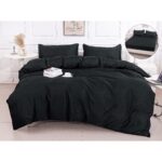 Lenjerie de pat bumbac Damasc Hotelier – cu elastic – 4 piese, Model 16828