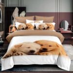Lenjerie de pat bumbac finet 1 persoana – 3 piese, Model 6679