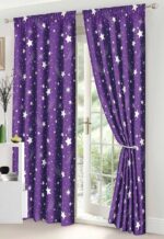 Lenjerie de pat bumbac finet – 6 piese + 2 Draperii, Model 16090