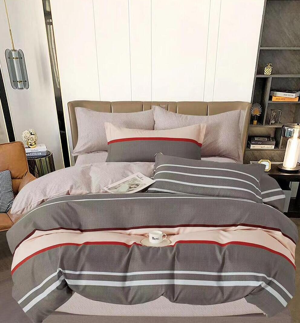 Lenjerie de pat bumbac finet – 6 piese, Model 11034 - imagine 2 Lenjerie de pat bumbac finet – 6 piese, Model 11034 - imagine 2