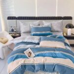 Lenjerie de pat bumbac finet – 6 piese, Model 11046 - imagine 2