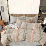 Lenjerie de pat bumbac finet – 6 piese, Model 11049 - imagine 2
