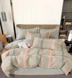 Lenjerie de pat bumbac finet – 6 piese, Model 11049 - imagine 2