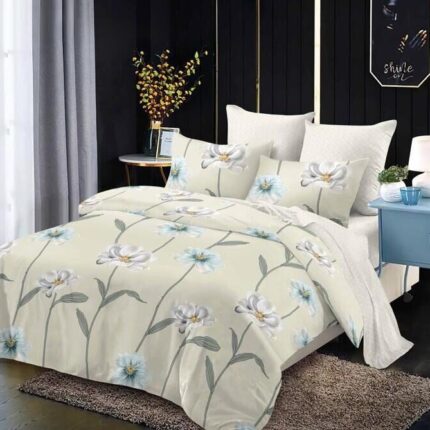 Lenjerie de pat bumbac finet – 6 piese, Model 11180 - imagine 2