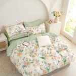 Lenjerie de pat bumbac finet – 6 piese, Model 11462 - imagine 2