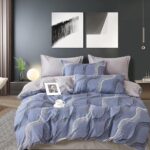 Lenjerie de pat bumbac finet – 6 piese, Model 11493 - imagine 2