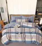 Lenjerie de pat bumbac finet – 6 piese, Model 11496 - imagine 2