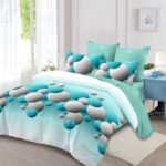 Lenjerie de pat bumbac finet – 6 piese, Model 11540 - imagine 2