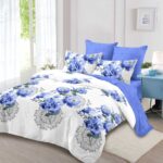 Lenjerie de pat bumbac finet – 6 piese, Model 11545 - imagine 2
