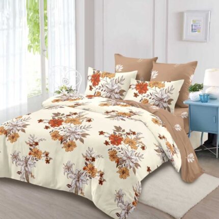 Lenjerie de pat bumbac finet – 6 piese, Model 11546 - imagine 2