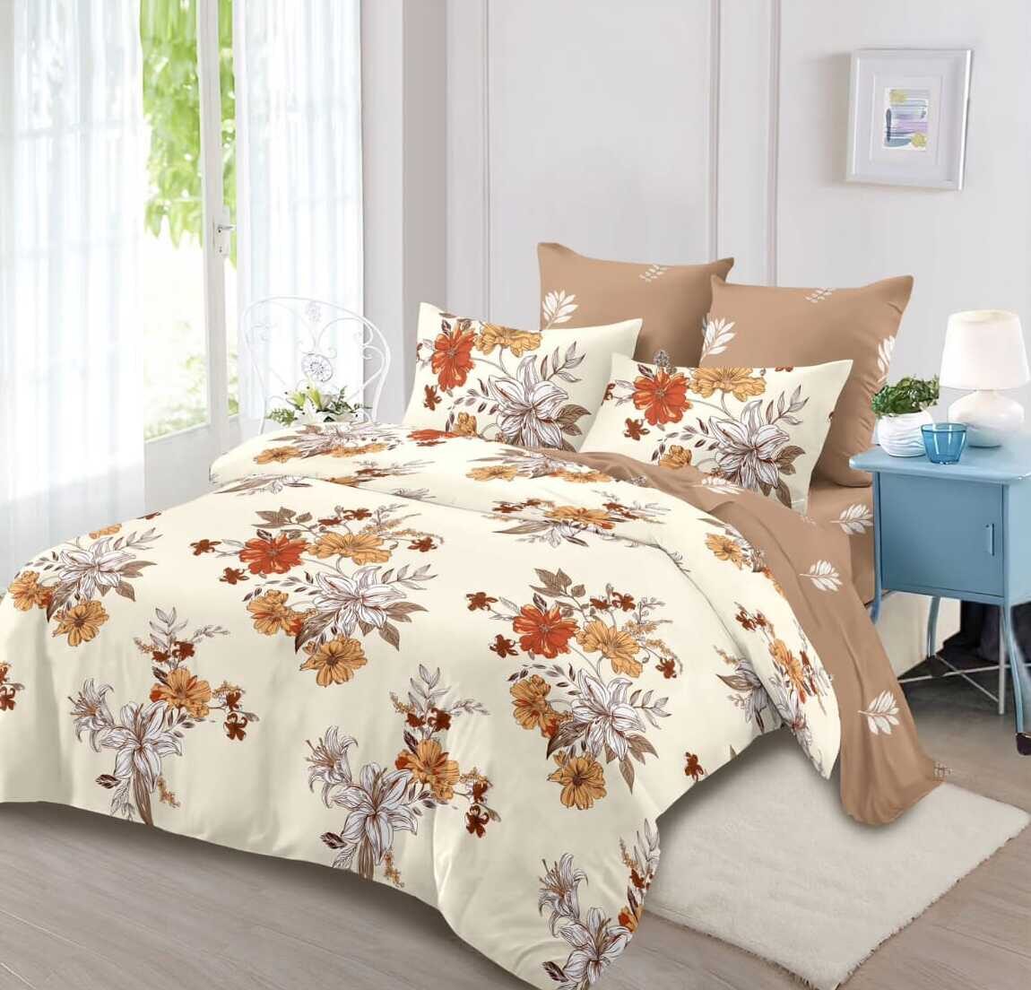 Lenjerie de pat bumbac finet – 6 piese, Model 11546 - imagine 2 Lenjerie de pat bumbac finet – 6 piese, Model 11546 - imagine 2