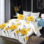 Lenjerie de pat bumbac finet – 6 piese, Model 11547 - imagine 2