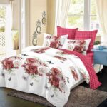 Lenjerie de pat bumbac finet – 6 piese, Model 11553 - imagine 2