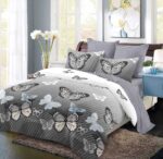 Lenjerie de pat bumbac finet – 6 piese, Model 11559 - imagine 2