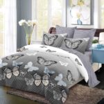 Lenjerie de pat bumbac finet – 6 piese, Model 11559 - imagine 2