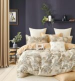 Lenjerie de pat bumbac finet – 6 piese, Model 11572 - imagine 2