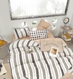 Lenjerie de pat bumbac finet – 6 piese, Model 11575 - imagine 2