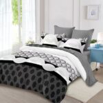 Lenjerie de pat bumbac finet – 6 piese, Model 11931 - imagine 2