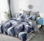 Lenjerie de pat bumbac finet – 6 piese, Model 11935 - imagine 2
