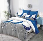 Lenjerie de pat bumbac finet – 6 piese, Model 11943 - imagine 2