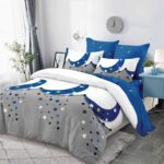 Lenjerie de pat bumbac finet – 6 piese, Model 11943 - imagine 2