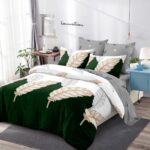 Lenjerie de pat bumbac finet – 6 piese, Model 12402 - imagine 2