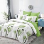 Lenjerie de pat bumbac finet – 6 piese, Model 12410 - imagine 2
