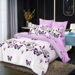 Lenjerie de pat bumbac finet – 6 piese, Model 12413 - imagine 2
