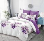 Lenjerie de pat bumbac finet – 6 piese, Model 12509 - imagine 2