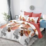 Lenjerie de pat bumbac finet – 6 piese, Model 12554 - imagine 2