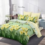 Lenjerie de pat bumbac finet – 6 piese, Model 12558 - imagine 2