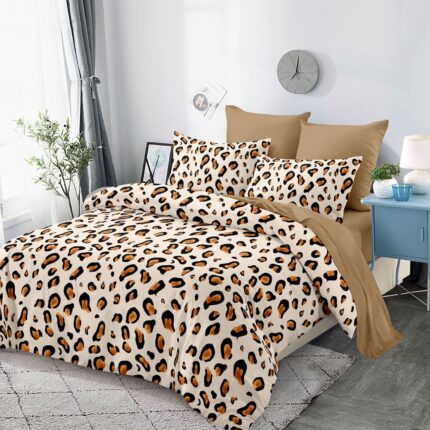 Lenjerie de pat bumbac finet – 6 piese, Model 12562 - imagine 2