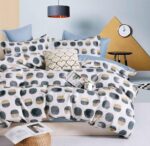 Lenjerie de pat bumbac finet – 6 piese, Model 12573 - imagine 2