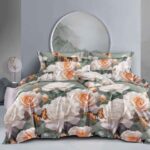 Lenjerie de pat bumbac finet – 6 piese, Model 12574 - imagine 2