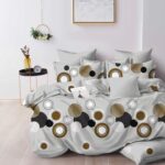 Lenjerie de pat bumbac finet – 6 piese, Model 13015